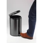 Kép 3/3 - PEDÁLOS SZEMETES FÉM 20 L KEREK